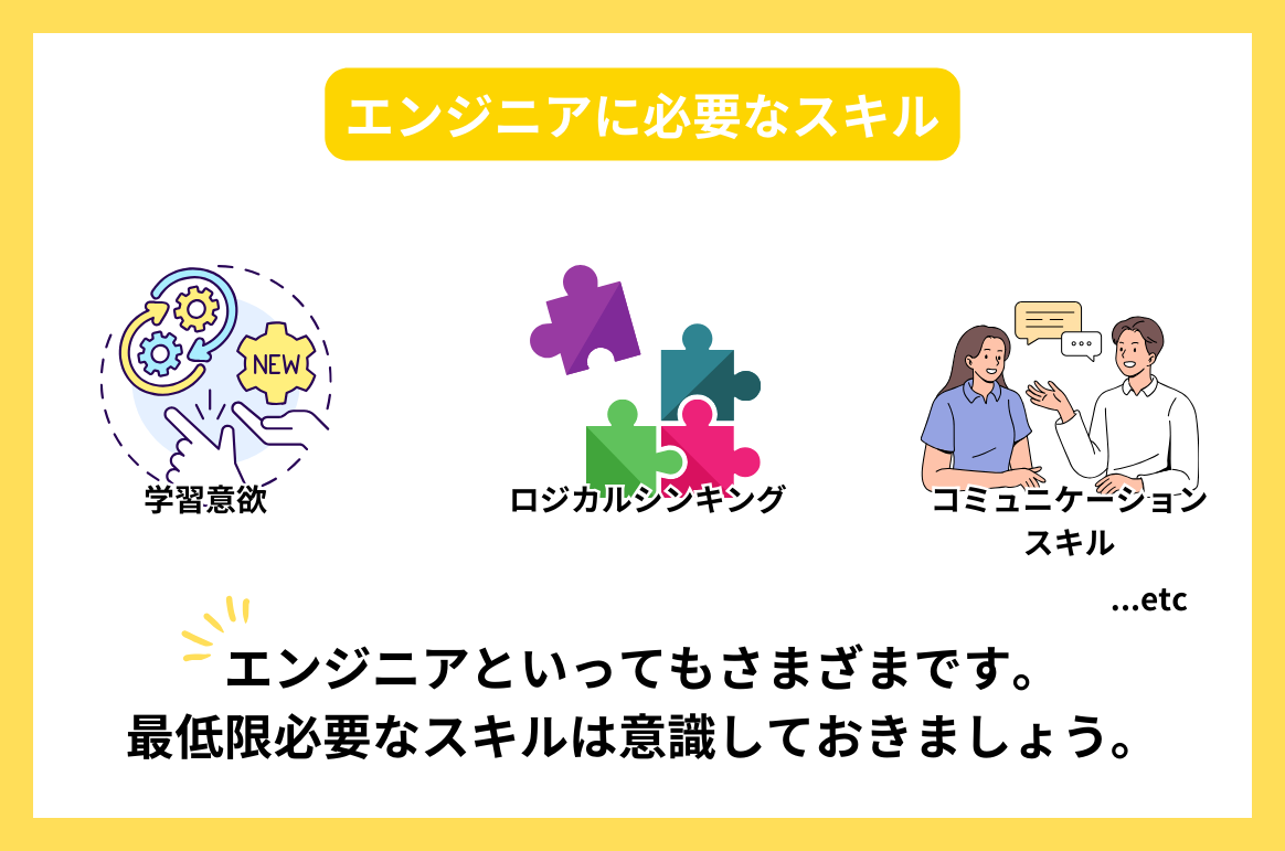 エンジニアに必要なスキル