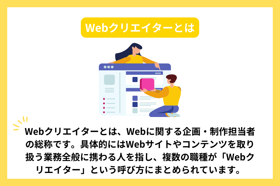 Webクリエイターとは