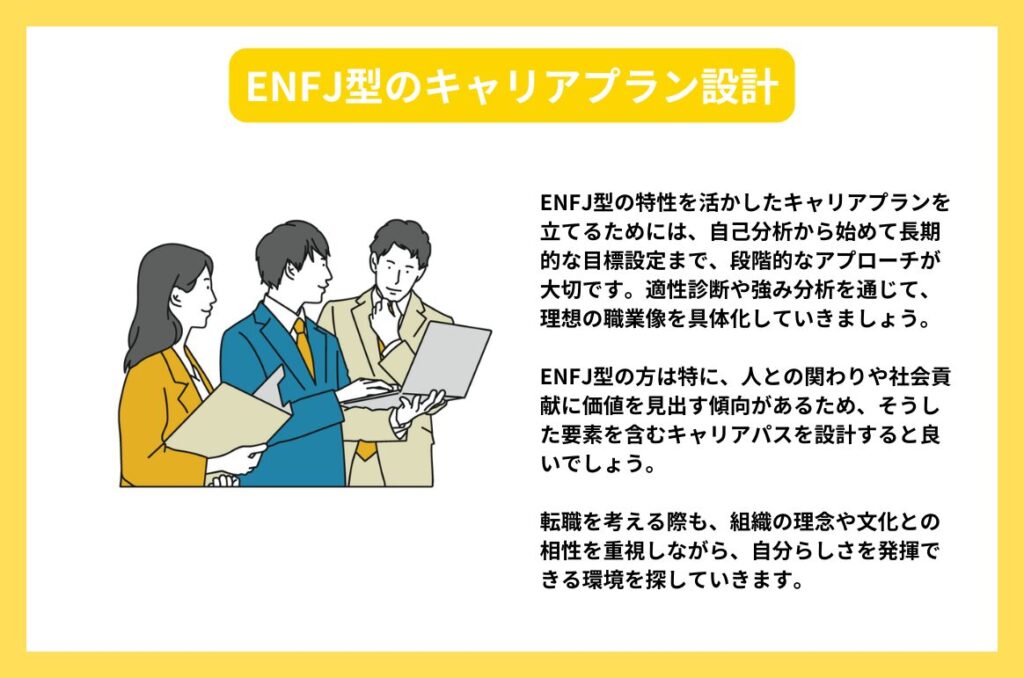 ENFJ型のキャリアプラン設計