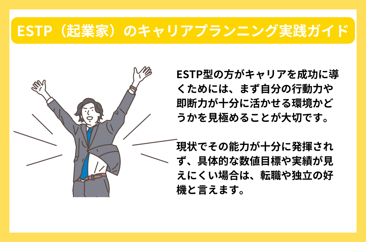 ESTP（起業家）のキャリアプランニング実践ガイド