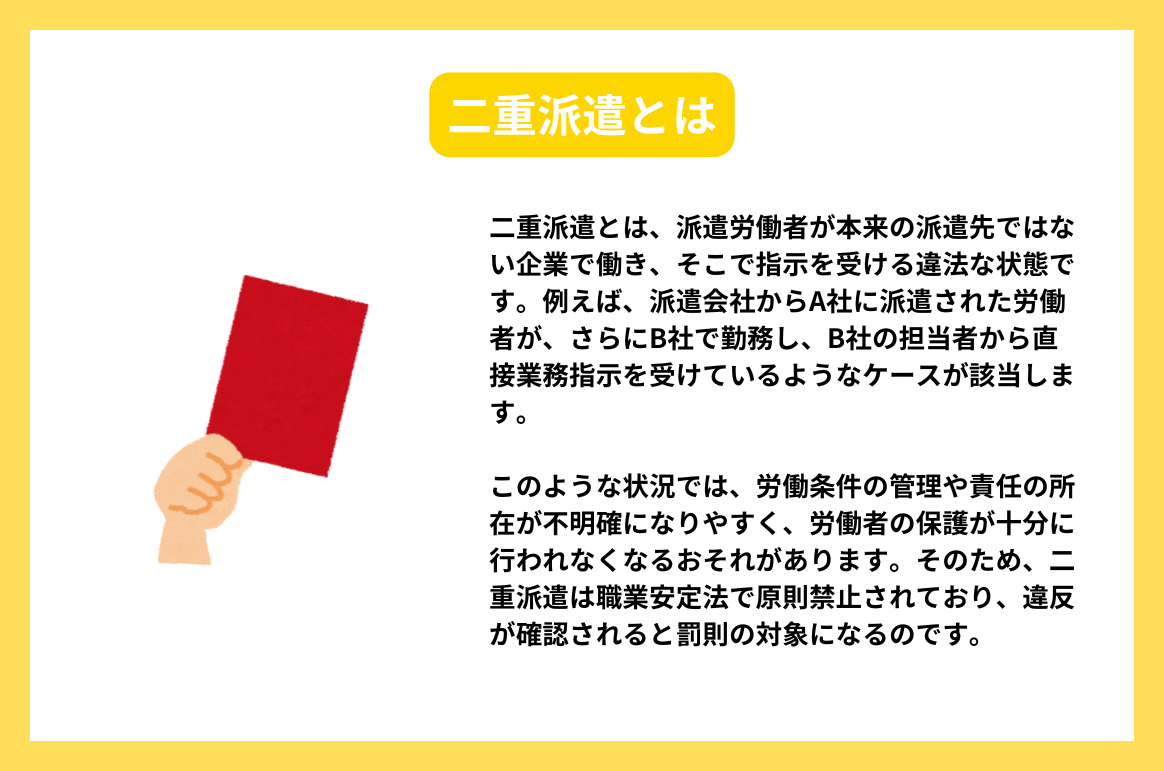 二重派遣とは