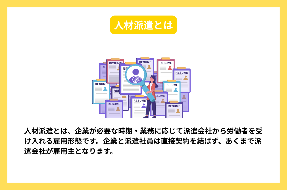 人材派遣とは