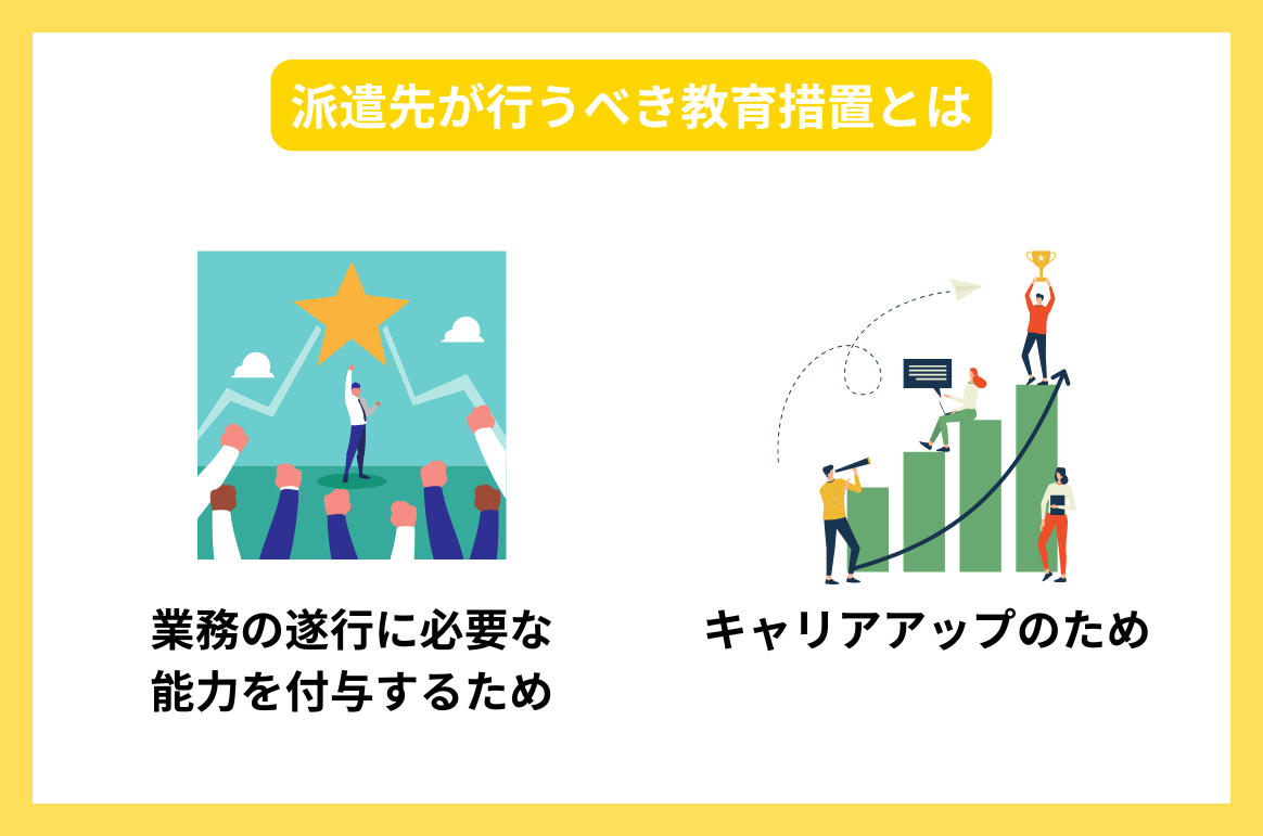 派遣先が行うべき教育措置とは