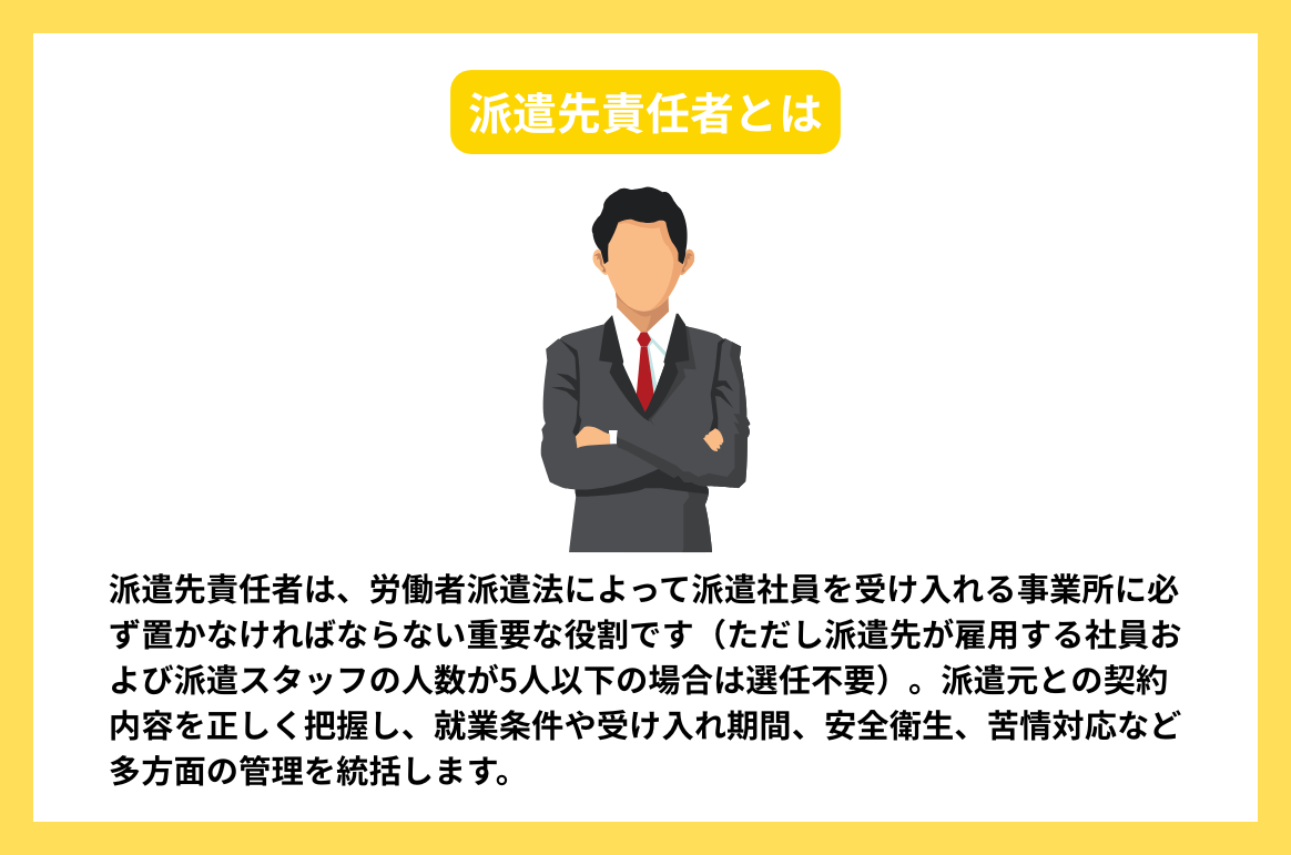 派遣先責任者とは
